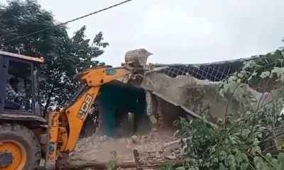 सिडकुल क्षेत्र में अतिक्रमण पर चला बुलडोज़र l