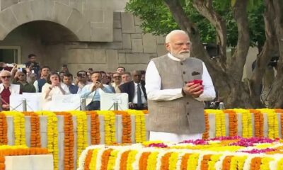 156वीं जयंती पर बापू को किया नमन, शास्त्री जी को भी दी श्रद्धांजलि