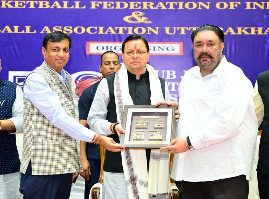 देहरादून में 50वीं सब-जूनियर राष्ट्रीय बास्केटबॉल चैंपियनशिप का मुख्यमंत्री धामी ने किया शुभारंभ