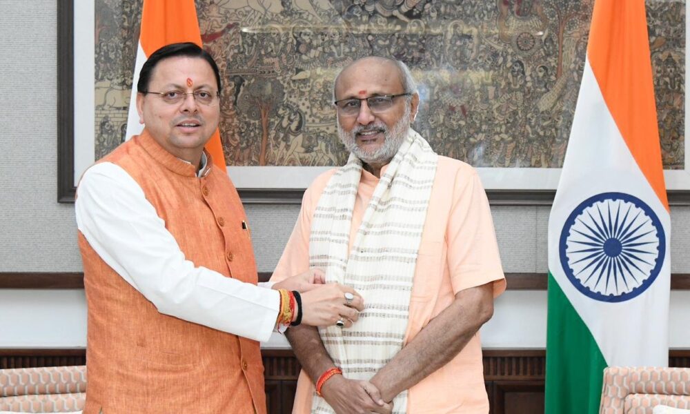 नई उपराष्ट्रपति से मिले मुख्यमंत्री धामी, पदभार ग्रहण की दी शुभकामनाएं