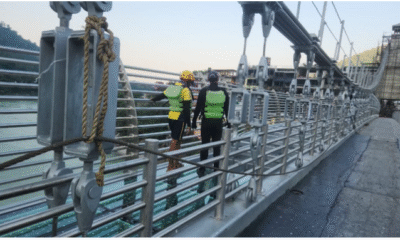 निर्माणाधीन बजरंग सेतु से गंगा में गिरा युवक, नहीं लग पाया कोई सुराग