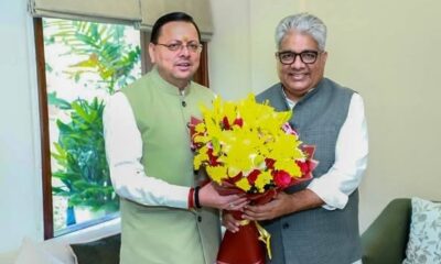 सीएम धामी ने की केंद्रीय मंत्री भूपेंद्र यादव से मुलाकात, उत्तराखंड के लिए की ये मांग