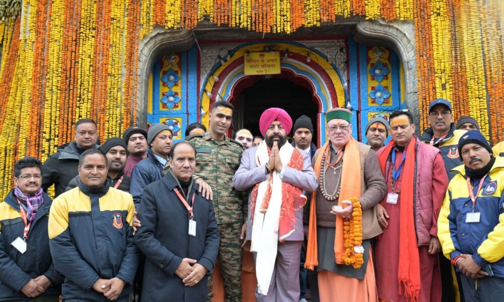 राज्यपाल गुरमीत सिंह ने केदारनाथ धाम में की विशेष पूजा-अर्चना, बोले – केदारघाटी का प्रत्येक कण शिवमय