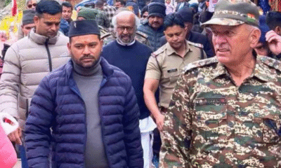 बद्रीनाथ पहुंचे सुपरस्टार रजनीकांत, भगवान बद्रीविशाल का लिया आशीर्वाद