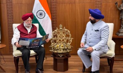 राज्यपाल गुरमीत सिंह ने की केंद्रीय मंत्री हरदीप पुरी से मुलाकात, कई मुद्दों पर हुई चर्चा