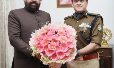राज्यपाल ने डीजीपी दीपम सेठ से ली आगामी कुंभ मेला-2027 की सुरक्षा तैयारियों की जानकारी