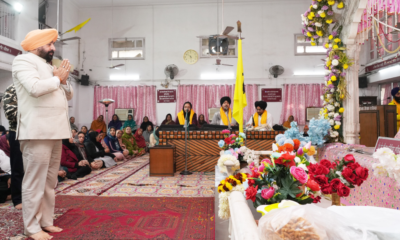 प्रकाश पर्व पर राज्यपाल पहुंचे श्री हरकिशन साहिब जी, मत्था टेककर की खुशहाली की अरदास