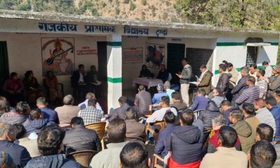 सीएम धामी के पैतृक गांव टुण्डी बनेगा मॉडल विलेज, डीएम भटगांई ने किया निरीक्षण