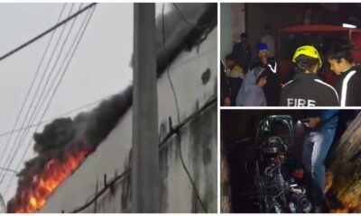 रुद्रपुर में घर में लगी भीषण आग, महिला और 8 साल का बच्चा बुरी तरह झुलसे