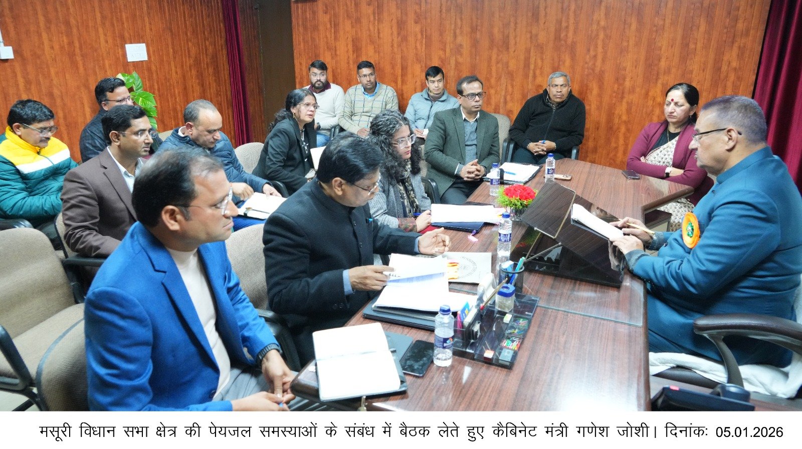 आने वाले 15 दिनों के भीतर प्रत्येक वार्डों में सर्वेक्षण करते हुए पानी की आपूर्ति को निर्बाध रूप से करे सुचारू- गणेश जोशी