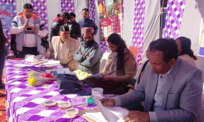 जन-जन की सरकार जन-जन के द्वार, लखवाड़ में विशेष भूमि-अध्याप्ति अधिकारी ने सुनी समस्याएं