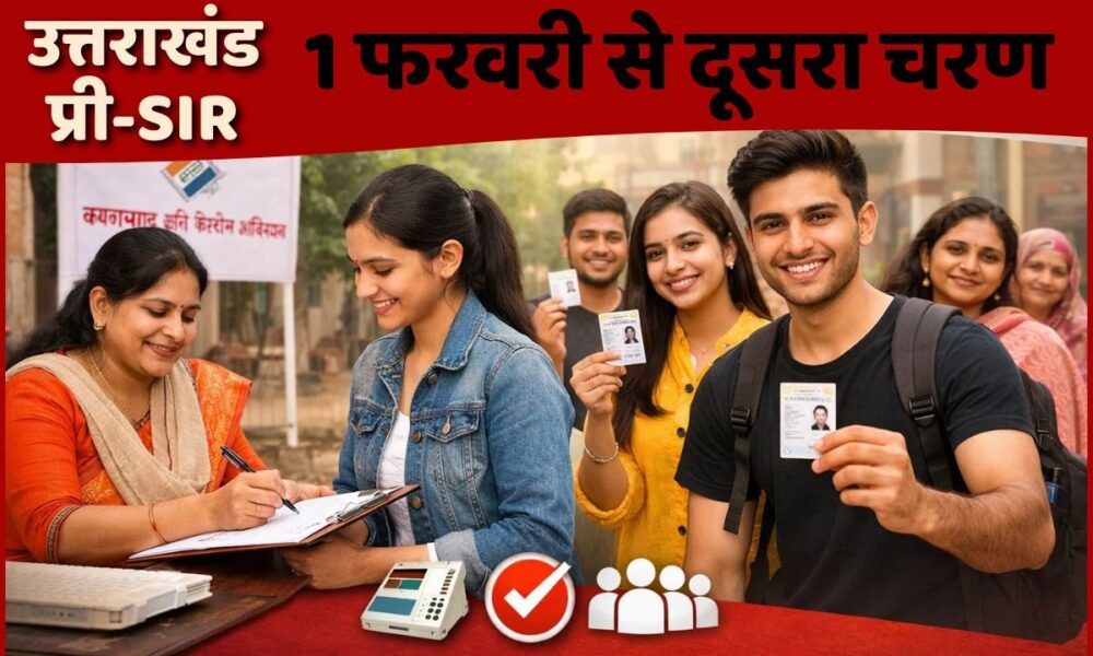 1 फरवरी से BLO आउटरीच अभियान का दूसरा चरण, युवा और महिला मतदाताओं पर फोकस