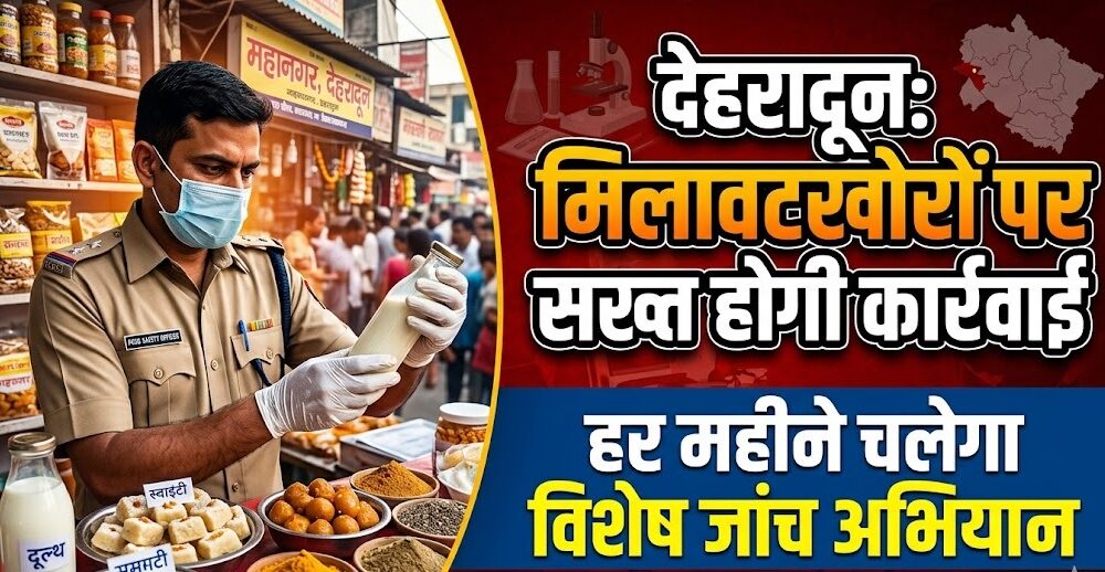 मिलावटखोरों पर सख्त होगी कार्रवाई, हर महीने चलेगा विशेष जांच अभियान