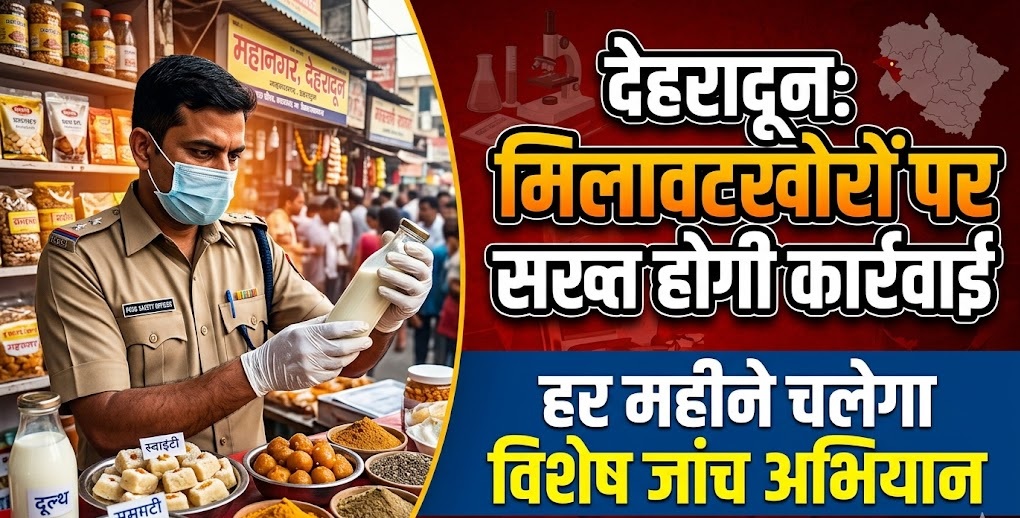 मिलावटखोरों पर सख्त होगी कार्रवाई, हर महीने चलेगा विशेष जांच अभियान
