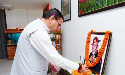 देहरादून: जनरल बिपिन रावत की जयंती पर CM धामी ने दी श्रद्धांजलि
