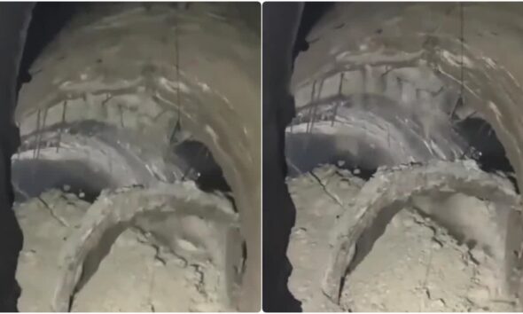 रुद्रप्रयाग में कर्णप्रयाग रेलवे टनल में भू-धंसाव, मौके पर मची अफरा-तफरी