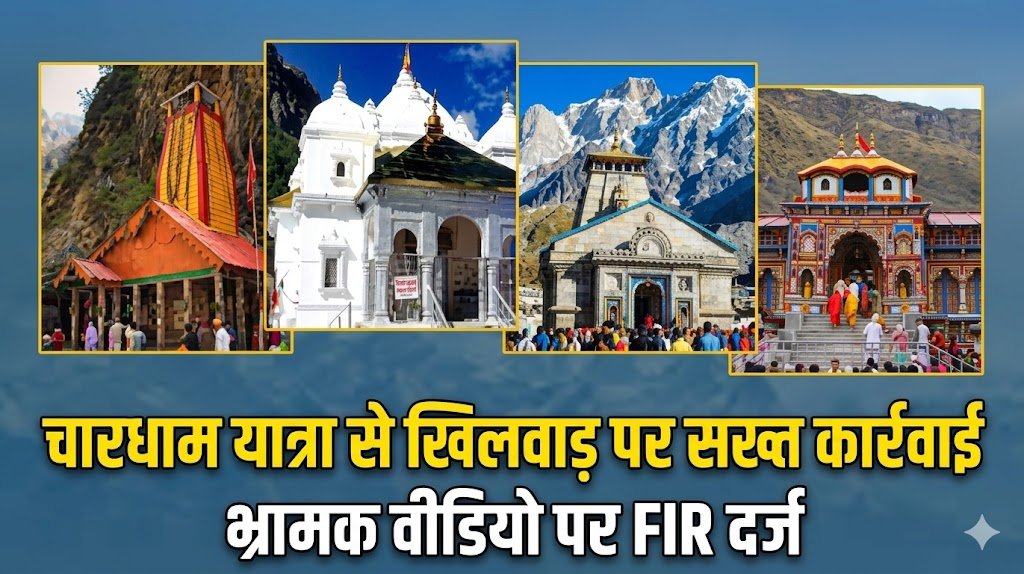 चारधाम यात्रा से खिलवाड़ पर सख्त कार्रवाई, भ्रामक वीडियो पर FIR दर्ज