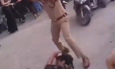 छात्रों से अभद्रता करने वाले पुलिसकर्मियों को किया लाइन हाजिर