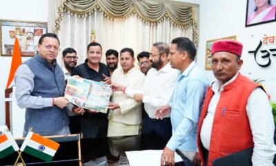 मुख्यमंत्री धामी से विधायक प्रीतम पंवार , संजय डोभाल और सहदेव पुंडीर ने मुख्यमंत्री आवास पर की भेंट….