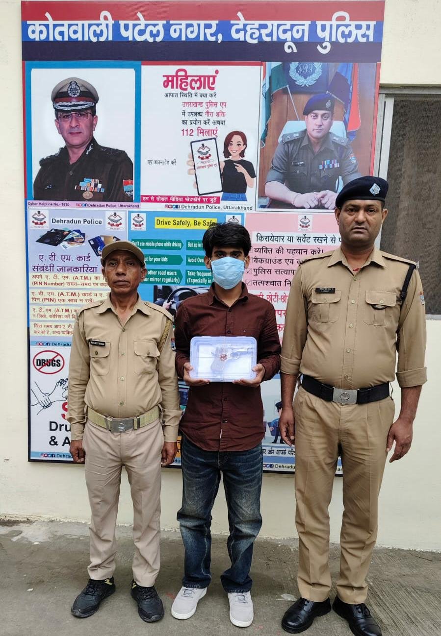एसएसपी दून की सख्ती का दिखता असर , ऑपरेशन प्रहार के तहत चेकिंग के दौरान अवैध देसी पिस्टल के साथ 01 अभियुक्त गिरफ्तार…
