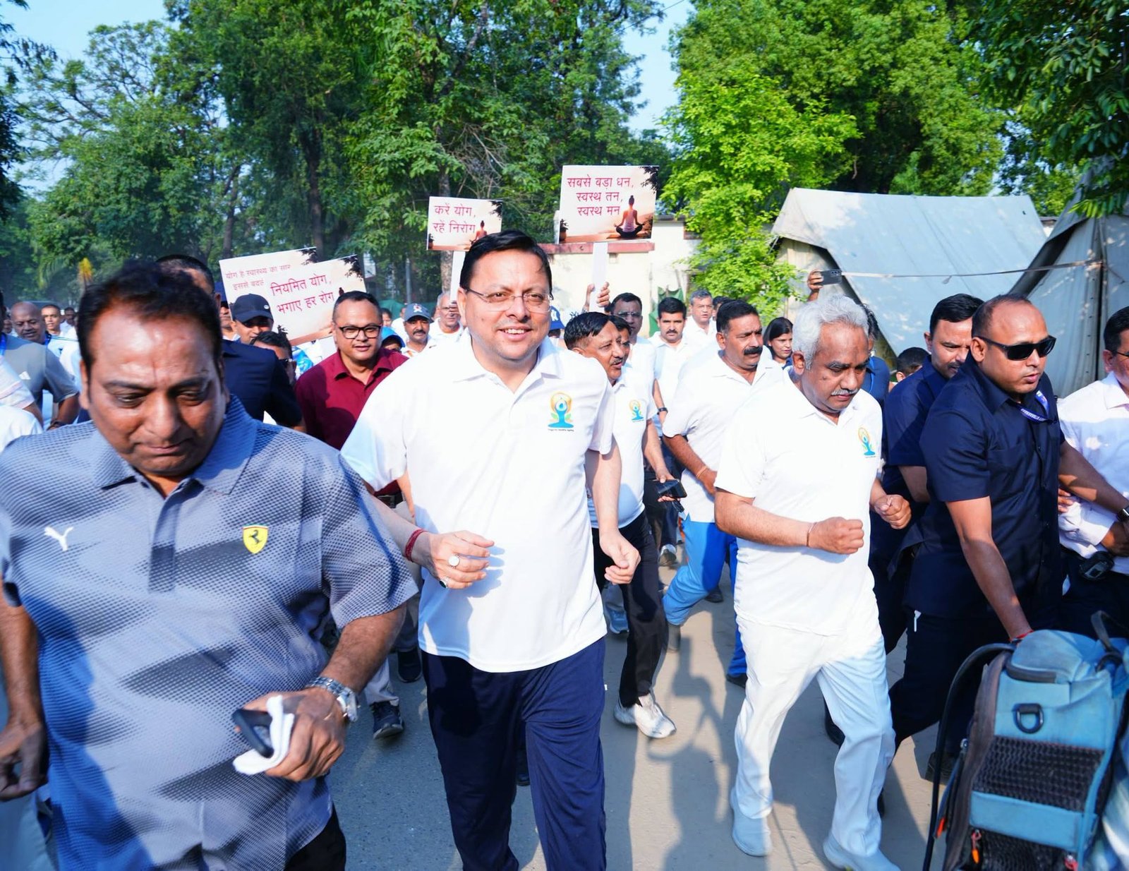 योग दिवस के उपलक्ष्य में रन फॉर योगा का हुआ आयोजन, सीएम धामी ने भी किया प्रतिभाग