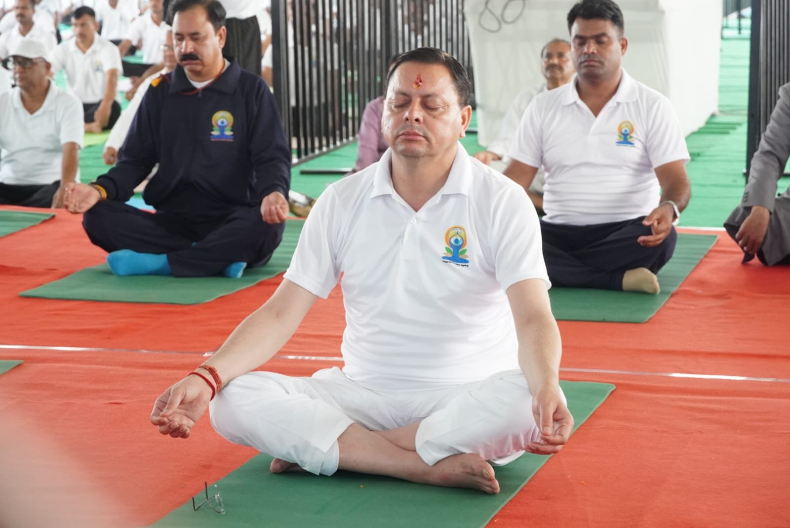 अंतर्राष्ट्रीय योग दिवस के अवसर पर मुख्यमंत्री पुष्कर सिंह धामी ने बनबसा में किया योग…