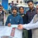 आकाशीय बिजली की मार से राख हुई गौशाला, 24 घंटे के भीतर पीड़ित परिवार को मिली आर्थिक सहायता