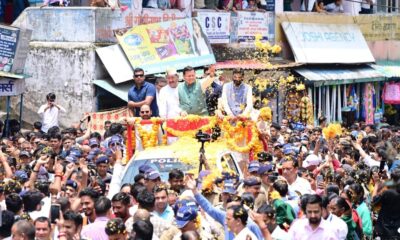 चमोली पहुंचे मुख्यमंत्री धामी, 155 करोड़ की 63 योजनाओं की दी सौगात