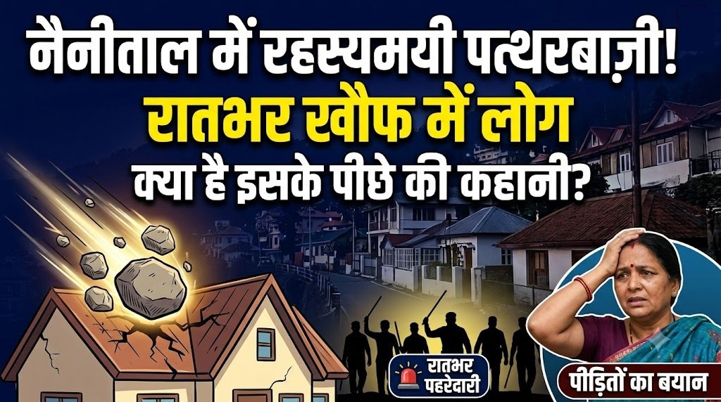 रात होते ही घरों पर बरस रहे पत्थर, दहशत में लोग कर रहे पहरेदारी