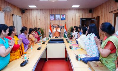 सीएम धामी से भाजपा प्रदेश महिला मोर्चा के प्रतिनिधिमंडल ने की शिष्टाचार भेंट