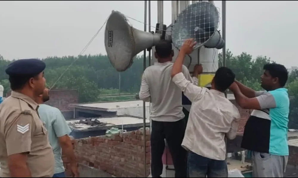 हरिद्वार पुलिस ने चलाया विशेष अभियान, धार्मिक स्थलों से हटाए गए 94 लाउडस्पीकर