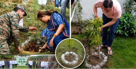 हरेला पर्व पर सीएम धामी ने किया वृक्षारोपण, मंत्री रेखा आर्या ने पिथौरागढ़ में लगाया पौधा