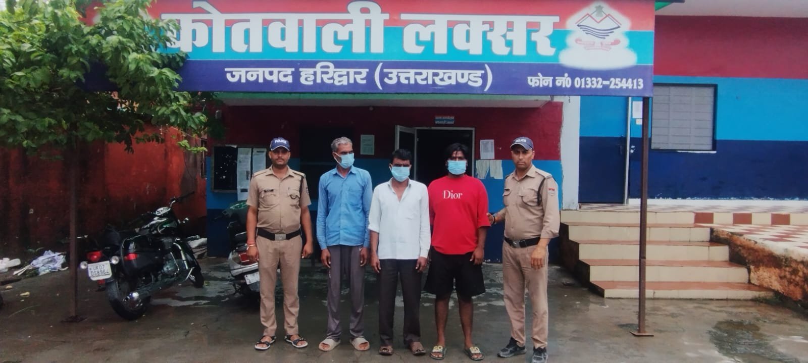 गौकशी के खिलाफ लक्सर पुलिस बड़ा एक्शन तीन आरोपियों को किया गिरफ्तार.