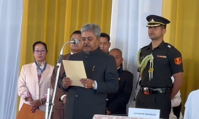 सिक्किम के राज्यपाल बने दुष्यंत कुमार गौतम, गंगटोक के लोक भवन में ली शपथ