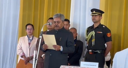 सिक्किम के राज्यपाल बने दुष्यंत कुमार गौतम, गंगटोक के लोक भवन में ली शपथ