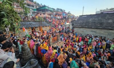 गोपीनाथ मंदिर में विराजमान हुए भगवान रूद्रनाथ, श्रद्धालुओं ने लिया आशीर्वाद
