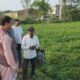 बाजपुर क्षेत्र में हुई भीषण ओलावृष्टि, सीएम धामी ने मौके पर पहुंच लिया नुकसान का जायजा