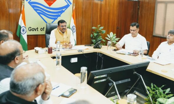 मुख्य सचिव ने ली कुम्भ मेला 2027 की तैयारियों के सम्बन्ध में बैठक
